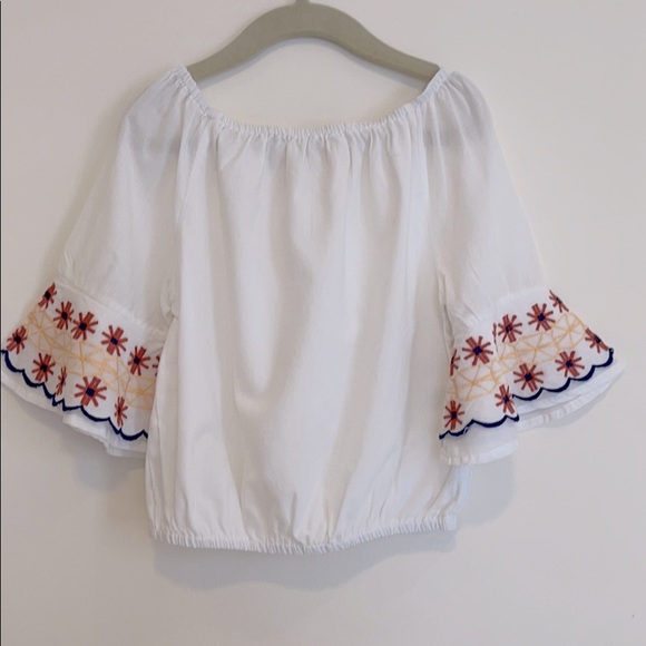 NWT Tuchinda embroidered sleeve blouse - Picture 1 of 3